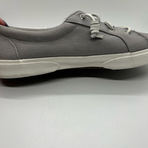 Sperry Top Sider Grey Slip On Canvas Casual - Picture 5 of 12